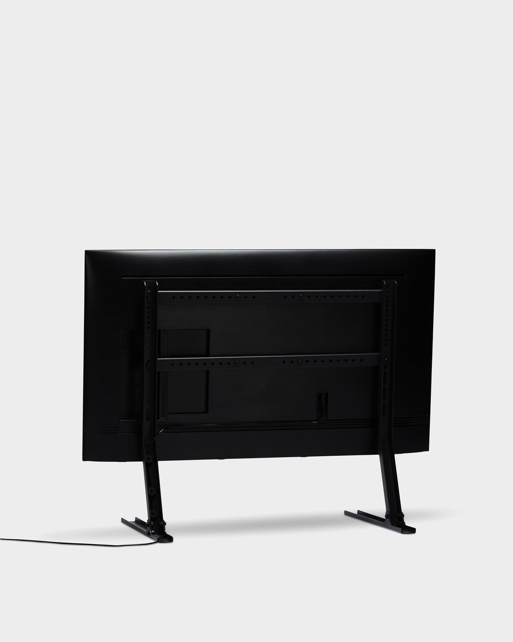Pedestal Bendy Low Stand TV Stands 001 Charcoal