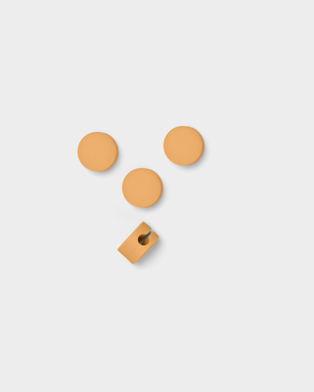 Pedestal Cable Dots Cable Managers 017 Apricot