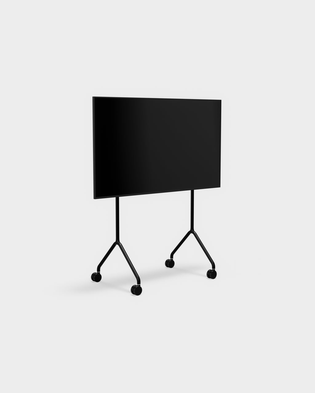 Pedestal Moon Light TV Stands 001 Charcoal