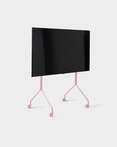 Pedestal Moon Rollin' Tall TV Stands 015 Bubble Gum