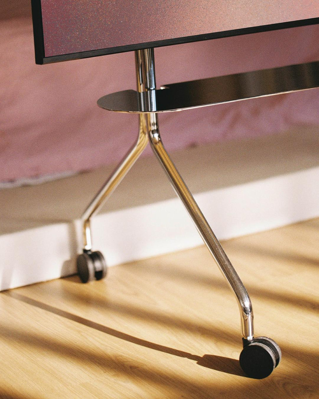 Pedestal Pipe Shelf Shelves 020 Chrome
