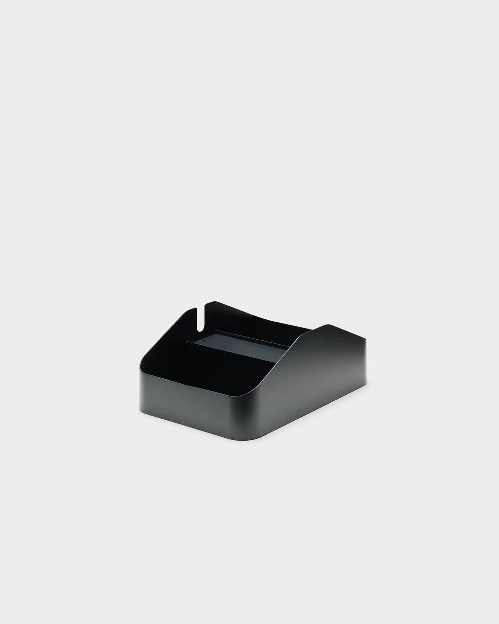 Pedestal Power Bar Tray Double Power Accessories 001 Charcoal
