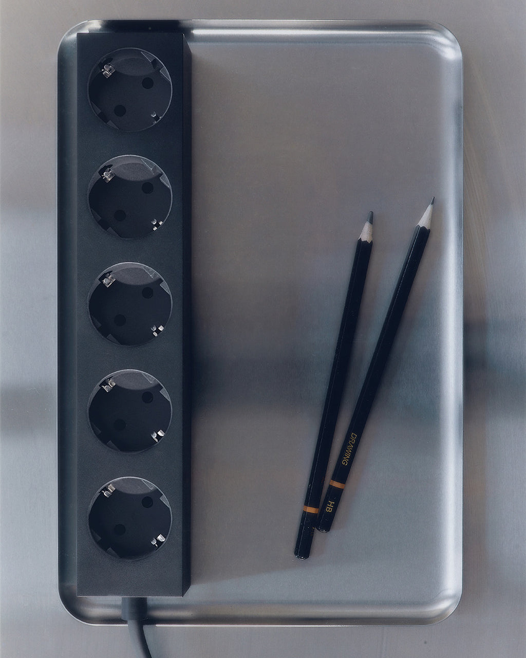 Pedestal Power Beam 2 meters Power Beam 001 Charcoal