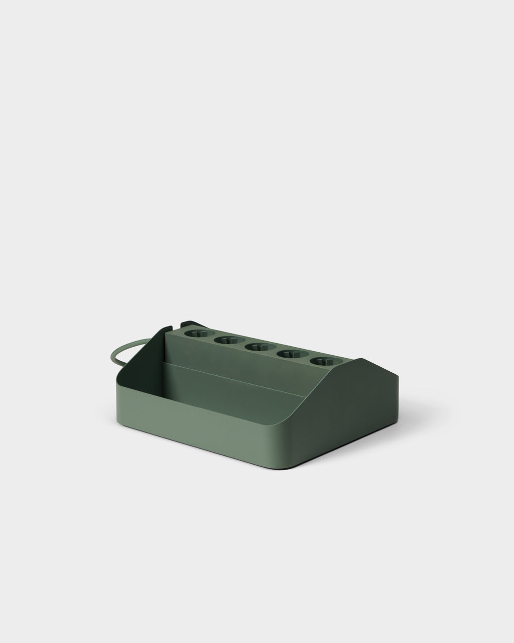 Pedestal Power Beam Tray Double Power Accessories 019 Mossy Green