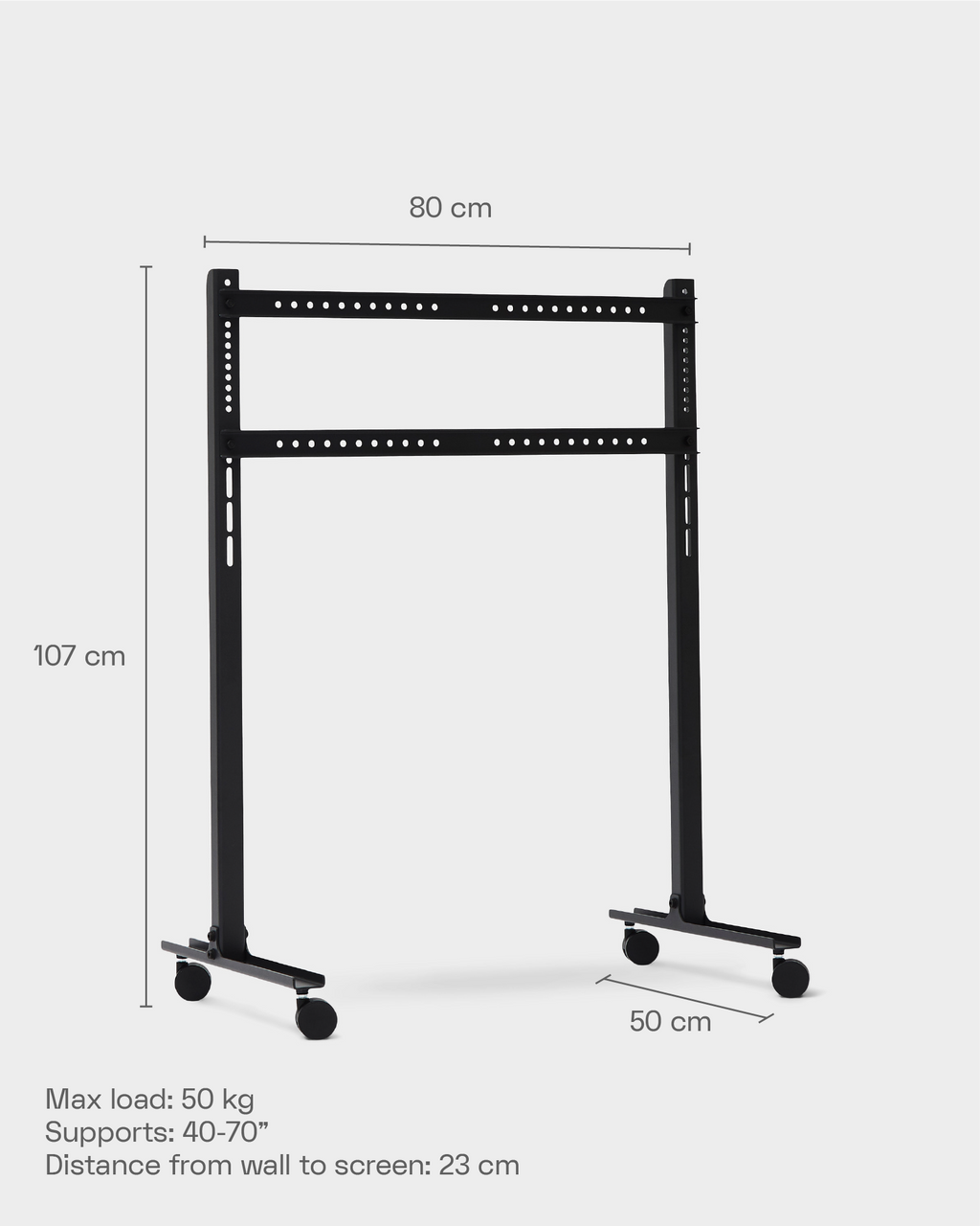 Pedestal Straight Rollin' Stands W/ Wheels 007 Pearl
