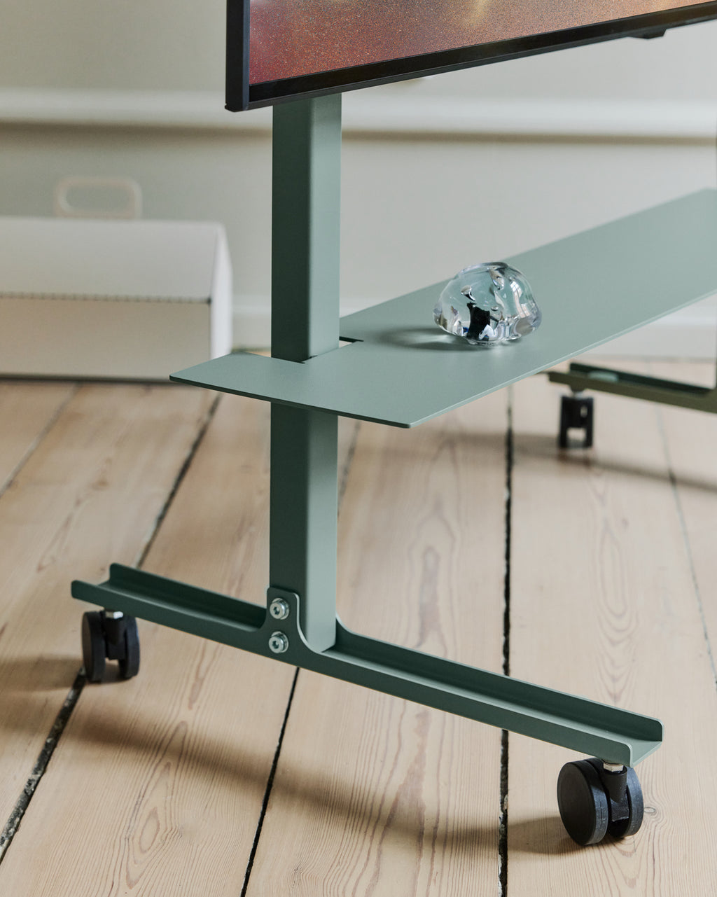 Pedestal Straight Rollin' Stands W/ Wheels 019 Mossy Green
