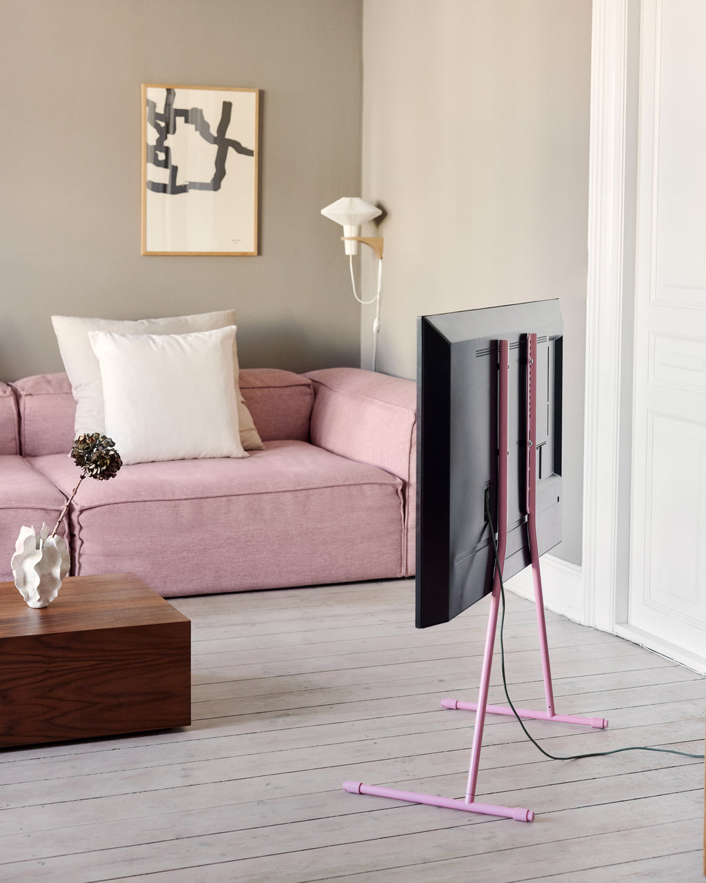 Pedestal Viva TV Stands 001 Charcoal
