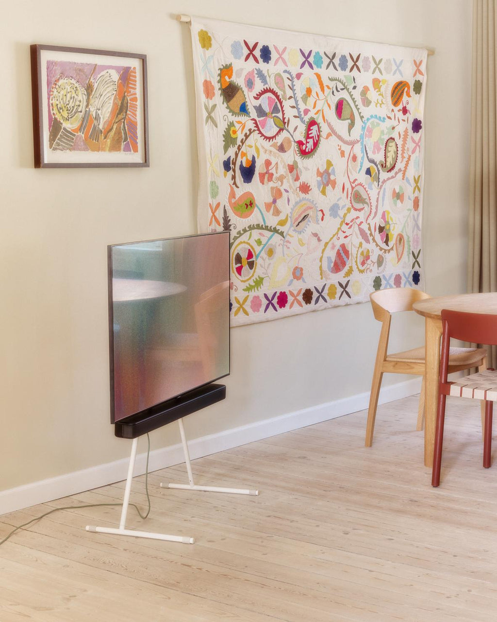 Pedestal Viva TV Stands 007 Pearl