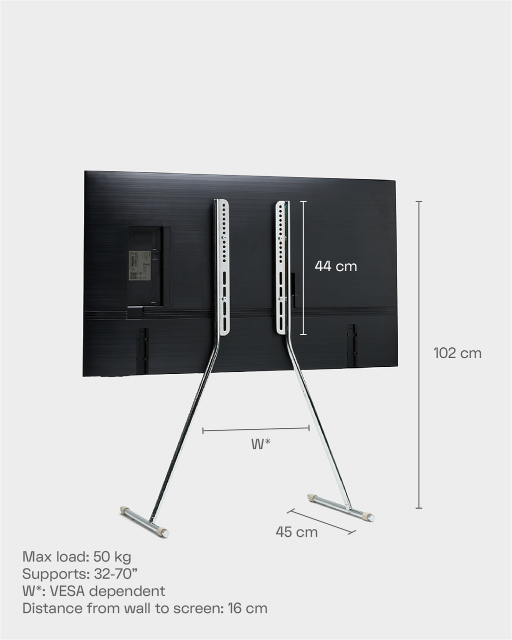 Pedestal Viva TV Stands 007 Pearl